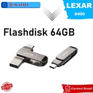 Lexar D400 64GB JumpDrive Dual Drive USB-C USB-A Flash Drive