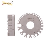 QuickBuy> 0-36 Round AWG SWG Wire Gauge Thiness Ruler Gauge Diameter Stainless Steel Measurer Tool W