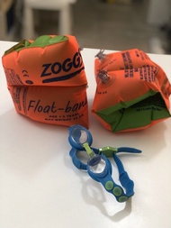 ZOGGS 幼童浮臂圈 連 Speedo 幼童泳鏡
