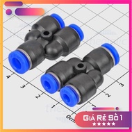 [5 Pieces]- PW6-4 Regular Electronic Y-Tube Pneumatic Connector 6mm to 4-4mm