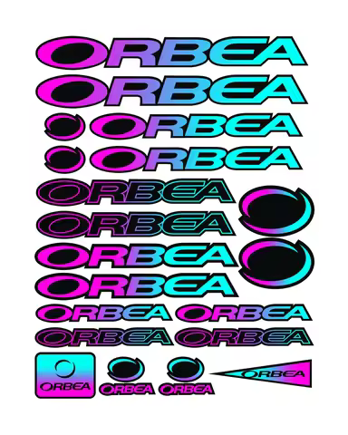 Car Sticker for ORBEA MOUNTAIN Bicycle Frame Graphic Decals Car Styling Body Set Bike Accessories(Cy