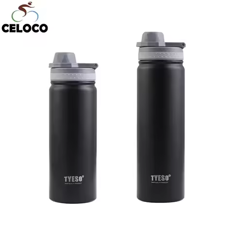 530/750ml Portable Thermos Bottle Stainless Steel Cycling Bicycle Water Bottle Gym Sports Large Wate