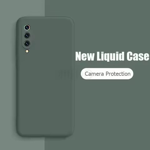 For Xiaomi Mi 9 SE Case New Liquid Silicone Matte Soft With Camera Protection Cover For Xiaomi Mi 9 