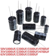 35v/50v/63v In-Line Aluminum Electrolytic Capacitor 1,000UF 2200UF 3300UF 4700UF Genuine Product Ready Stock