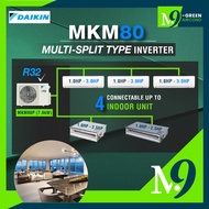 [ORIGINAL] DAIKIN Multi Split Inverter Air Conditioner MKM-P Series R32 (MKM80P) CDKP25P/CDKP35P/CDK