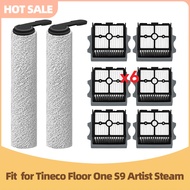 Compatible for Tineco Floor One S9 Artist Steam Lay-flat Vacuum Brush Roller HEPA Filter Replacement