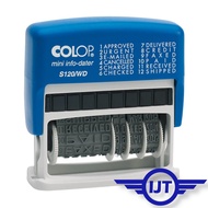COLOP S120/WD S120WD Mini Info-Dater Self Ink Mini-Dater Pre Ink date stamp (Text-Blue Date-Red) Cop