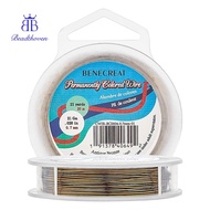1roll Round Copper Wire for Jewelry Making Antique Bronze 0.7mm 21 Gauge 65.61 Feet(20m)/roll