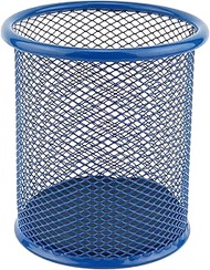 D.RECT Komo Pen Holder Desk Organiser Metal Mesh Round Sturdy Pen Box for Office and Home Office Hei