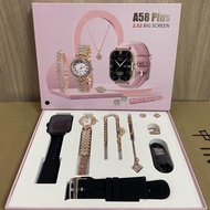 Sets 6 IN 1 A58 Plus Smart Watch Woman Smartwatch