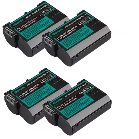 2280mAh EN-EL15C EL15 Replacment Li-ion Camera Battery for Nikon Z5 Z6 Z6 II Z7 Z8 Z7II D600 D610 D6