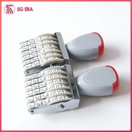 [Wishshopeezzxh] 6 Digit Numbering Stamp Symbol Numeric Rolling 6-Roller Stamp for Stationery