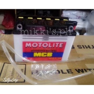 motolite mcb motorcycle battery 12V (BATTERY SOLUTION IS NOT INCLUDED)