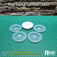 600-piece Flat Chili Sauce Tray / Pack Sauce Container