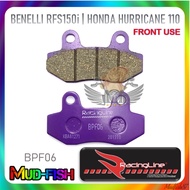 RACING LINE FRONT DISC BRAKE PAD FOR BENELLI RFS150 i | HONDA HURRICANE 110 (BPF06)