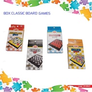 Box Classic Board Games UNO Draughts Aeroplane Chess Snake Games YHT341/2/3/4, H3263 (Ready Stock)
