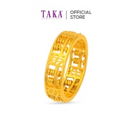 TAKA Jewellery 916 Gold Ring Abacus