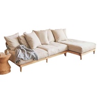 Lafloria Home Decor French Linen Ashwood Sofa_ 2 Seater - 1.8m