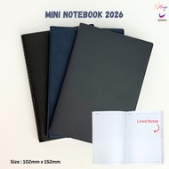 Mini Planner Notebook 2026 PVC Cover A6 Small Notebook 2026 Calendar Planner Mini Diary Journal Pers