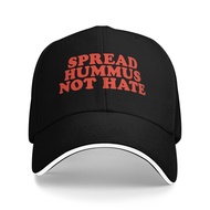 Spread Hummus Not Hate Baseball Cap Breathable And Fashionable