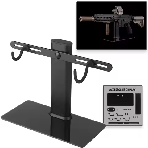 Airgun Display Rack Bracket Quick Assembly Universal Adjustable Decorative Ornaments Rifle Cleaning 