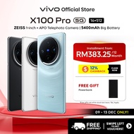 New Launch vivo X100 Pro 5G MediaTek Dimensity 9300 V3 Chip, ZEISS 1-inch IMX 989, 16+16GB RAM+512GB