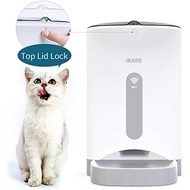 [Stockist.SG] IKARE Automatic Pet Feeder for Cats and Dogs, WiFi Enabled Dog Auto Dry Food Dispenser With Locking buckle