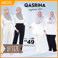 🌷 QASRINA STRAIGHT PANTS - Seluar Wanita Straight Cut Plus Size Ayanna