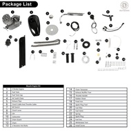 80cc Bicycle Engine Kit 2 Stroke Motorized Bike Motor Kit for Bicycle