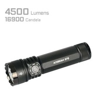 E75 高性能四核心 黑色 EDC 手電筒  4500 流明 000mAh 21700鋰電池