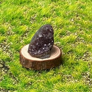 -天然小小迷你可愛漸層紫晶鎮 紫水晶 消磁淨化 辦公室 風水擺件