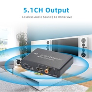 HDMI ARC Audio Extractor DAC Converter Adapter Digital Optical SPDIF Coaxial to Analog 3.5mm L/R Ste