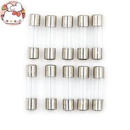 Tast 10pcs Glass Tube Fuse 5mm x 20mm 1.6A T1.6A 250V Slow Blow 1.6Amps EN