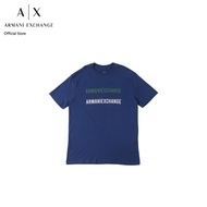 Armani Exchange เสื้อยืดผู้ชาย รุ่น XM001444-AF10358-UB079 - สีฟ้า