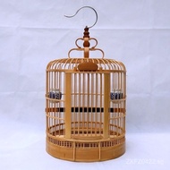 Bamboo Thrush Bird Cage Bamboo Bird River Cage#Large Cage Bird Cage Old Material Factory Wholesale A