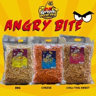 ANGRY BITE SNEK BERPERISA BBQ CHEESE CHILI THAI CHICKEN 1KG / 500G (CORN SHAPE) ANGRY BIRD SNACK D-J