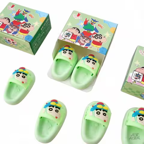Crayon Shin‑chan Slipper‑Shaped Eraser 3D Cartoon‑inspired Form Creative Stationery For Student Rewa