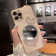 Huawei Nova 3 3i 3e 4 4e 5T 7i 6 7 8 9 10 SE Honor 20 50 60 70 80 Pro P20 P30 Lite Bling Diamond Mirror Plating Soft Phone Case Back Full Back Cover Casing