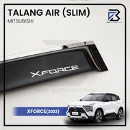 Xforce 4-Door Slim 4-Door Silver Chrome Car Door Gutter