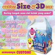 ECO PRINT MALL/Giftanda/Custom Design/Custom Size/ Children Birthday Gift Box/Wedding Box/Goodies Bo