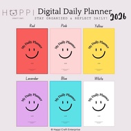[Happi] Perancang Harian Digital 2026 | Digital Daily Planner | Monthly, Weekly & Daily Plan, Notes
