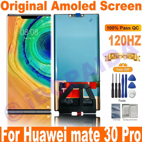 Original For Huawei mate 30 pro LCD Display Panel Touch Screen Digitizer Assembly For Huawei mate30 