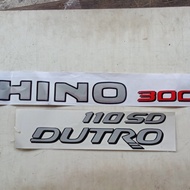 stiker Dutro 110SD dan Hino 300