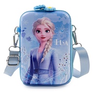 Disney กระเป๋าน่ารัก Kids Messenger Bags กระเป๋าสะพายสำหรับเด็ก กระเป๋ากันน้ำเปลือกแข็ง เอลซ่า มิกกี้