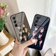 (U 030) Samsung A35 Glass Softcase - Samsung A35 Glass Case - Samsung A35 Beautiful Case - Samsung A