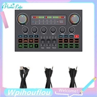 [HoME&life] F999 Ultra Sound Card  Touch Screen Mixer K Song Recording Accompaniment  Live Sound Car
