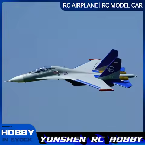 Xfly Double 50mm Su27 Twin Engine Jet Fighter Rc Plane Remote Control Assembly Fixed Wing Model