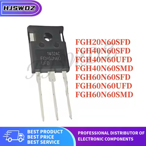 5PCS Original FGH20N60SFD FGH60N60SFD FGH60N60UFD FGH40N60UFD FGH40N60SFD FGH40N60SMD FGH60N60SMD TO
