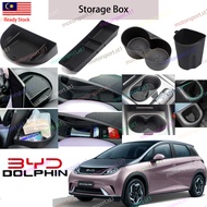 [READY STOCK] BYD Dolphin Storage Box Cup Holder Protector Tray Center Console Extensionfor BYD Dolp