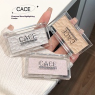 CACE Phantom Glow Highlighter | 3-Tone Finishing Powder | Pearl Shimmer for Face & Under-Eye | 5g Co